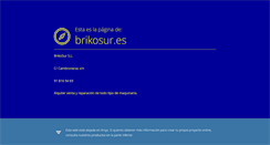 Desktop Screenshot of brikosur.es