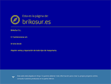 Tablet Screenshot of brikosur.es